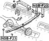 FEBEST NSB-F23 Втулка рессоры