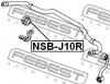 FEBEST NSBJ10R ВТУЛКА ЗАДНЕГО СТАБИЛИЗАТОРА D19 (NISSAN QASHQAI J10F 2006-) FEBEST