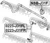 FEBEST NSBJ31F ВТУЛКА ПЕРЕДНЕГО СТАБИЛИЗАТОРА D22