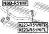 FEBEST NSBR51MF ВТУЛКА ПЕРЕДНЕГО СТАБИЛИЗАТОРА D34