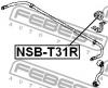 FEBEST NSBT31R ВТУЛКА ЗАДНЕГО СТАБИЛИЗАТОРА D15 (NISSAN X-TRAIL T31 2007-) FEBEST