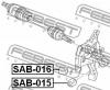 FEBEST SAB016 САЙЛЕНБЛОК ЗАДНЕЙ ЦАПФЫ (SUBARU IMPREZA G12 2007-) FEBEST