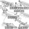 FEBEST SABB9R1 САЙЛЕНБЛОК ЗАДНЕГО ВЕРХНЕГО РЫЧАГА (SUBARU B9 TRIBECA 2004-) FEBEST