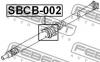 FEBEST SBCB002 ПОДШИПНИК ПОДВЕСНОЙ КАРДАННОГО ВАЛА