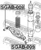 FEBEST SGAB008 САЙЛЕНБЛОК ЗАДНЕЙ ТЯГИ