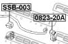 FEBEST SSB003 ВТУЛКА ПЕРЕДНЕГО СТАБИЛИЗАТОРА D19.2