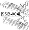 FEBEST SSB-004 Втулка заднего стабилизатора