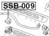 FEBEST SSB009 ВТУЛКА ПЕРЕДНЕГО СТАБИЛИЗАТОРА D20 (SUBARU FORESTER S11 2002- SUBARU LEGACY B12 1997-2003) FEBEST