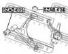 FEBEST SZAB034 САЙЛЕНБЛОК ЗАДНИЙ ПЕРЕДНЕГО РЫЧАГА (SUZUKI AERIO/LIANA RH423 2006-) FEBEST