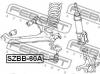FEBEST SZBB60A ПЫЛЬНИК ОПОРЫ ШАРОВОЙ НИЖНЕГО РЫЧАГА