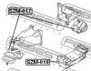 FEBEST SZM017 ПОДУШКА ДВИГАТЕЛЯ ПЕРЕДНЯЯ (SUZUKI GRAND VITARA/ESCUDO JB416/JB420/JB627 2006-) FEBEST