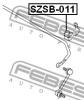 FEBEST SZSB011 ВТУЛКА ЗАДНЕГО СТАБИЛИЗАТОРА D13