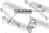 FEBEST TAB002RUB САЙЛЕНБЛОК ЗАДНЕЙ ЦАПФЫ (14.3x36.1x48.5)