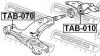 FEBEST TAB070 TAB-070_сайлентбл.перед.нижн.рычага перед./ Toyota Corolla AE100 92-97 (48654-12070)