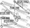 FEBEST TAB-080 Втулка продольной тяги