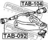FEBEST TAB104 САЙЛЕНБЛОК ВЕРХНЕГО ПЕРЕДНЕГО РЫЧАГА (TOYOTA LITE/TOWNACE NOAH,V CR40/CR50 1998-2004 TOYOTA LITE/TOW