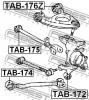 FEBEST TAB-176Z Сайлентблок заднего верхнего рычага
