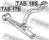 FEBEST TAB185 САЙЛЕНБЛОК ПЕРЕДНЕГО НИЖНЕГО РЫЧАГА (TOYOTA ARISTO JZS160/JZS161 1997-2005 TOYOTA LEXUS GS300/400/43
