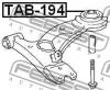 FEBEST TAB194 САЙЛЕНБЛОК ЗАДНИЙ ПЕРЕДНЕГО РЫЧАГА (TOYOTA CALDINA CT197/ST198 1998-2002 TOYOTA CALDINA ST215/CT216