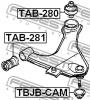FEBEST TAB-280 Сайлентблок задний переднего рычага