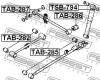 FEBEST TAB282 САЙЛЕНБЛОК ЗАДНЕЙ ПОДВЕСКИ