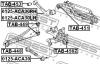 FEBEST TAB448 САЙЛЕНБЛОК ЗАДНЕГО ПРОДОЛЬНОГО РЫЧАГА (TOYOTA RAV4 ACA3#/GSA3# 2005-) FEBEST