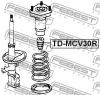 FEBEST TDMCV30R ОТБОЙНИК ЗАДНЕГО АМОРТИЗАТОРА