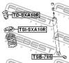 FEBEST TDSXA10R ОТБОЙНИК ЗАДНЕГО АМОРТИЗАТОРА