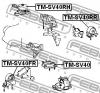 FEBEST TMSV40 ПОДУШКА ДВИГАТЕЛЯ