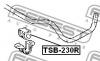 FEBEST TSB-230R Втулка стабилизатора