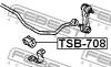 FEBEST TSB708 ВТУЛКА ЗАДНЕГО СТАБИЛИЗАТОРА D14 (TOYOTA COROLLA AE100/EE100/CE100 1991-1997 TOYOTA LEVIN/TRUENO AE1