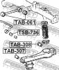 FEBEST TSB-736 Втулка стабилизатора