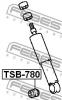 FEBEST TSB780 ВТУЛКА ЗАДНЕГО АМОРТИЗАТОРА