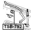 FEBEST TSB-792 Втулка стабилизатора заднего