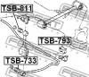 FEBEST TSB793 ВТУЛКА ЗАДНЕГО СТАБИЛИЗАТОРА D20