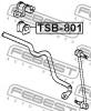 FEBEST TSB801 ВТУЛКА ПЕРЕДНЕГО СТАБИЛИЗАТОРА D18