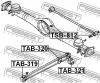 FEBEST TSB812 ВТУЛКА ЗАДНЕЙ ПОПЕРЕЧНОЙ ТЯГИ (DAIHATSU STORIA M100S 1998-2004 DAIHATSU STORIA M110S 4WD 1998-2004 D