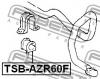 FEBEST TSBAZR60F ВТУЛКА ПЕРЕДНЕГО СТАБИЛИЗАТОРА D25 (TOYOTA ISIS ANM15 4WD 2004- TOYOTA NOAH/VOXY AZR60 2001- TOYOTA