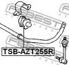 FEBEST TSB-AZT255R Втулка стабилизатора задняя