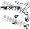 FEBEST TSBGX105F ВТУЛКА ПЕРЕДНЕГО СТАБИЛИЗАТОРА D21 (TOYOTA MARK 2/CHAISER/CRESTA GX105 4WD 1996-2001 TOYOTA MARK 2/C