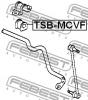 FEBEST TSBMCVF ВТУЛКА ПЕРЕДНЕГО СТАБИЛИЗАТОРА D16.5