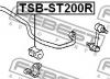 FEBEST TSBST200R ВТУЛКА ЗАДНЕГО СТАБИЛИЗАТОРА D16