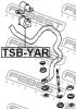 FEBEST TSB-YAR Втулка стабилизатора передняя
