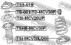 FEBEST TSIMCV30LOW ПРОСТАВКА ПРУЖИНЫ НИЖНЯЯ (TOYOTA ALPHARD G/V ANH10/MNH10 2002-2008 TOYOTA ALPHARD G/V ANH15/MNH15 4W