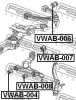 FEBEST VWAB007 САЙЛЕНБЛОК ПЕРЕДНЕГО НИЖНЕГО РЫЧАГА