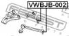 FEBEST VWBJB002 ПЫЛЬНИК ШАРОВОЙ ОПОРЫ ВЕРХНЕГО РЫЧАГА (31x15x20)