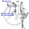 HANSE HA871201 Рычаг верхний