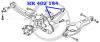 HANSE HR402184 Сайлентблок ниж.перед.попер.рычага FORD FOCUS C-MAX, FOCUS I, FOCUS II, MAZDA 3 (BK), AXELA (BK), MAZDA 5 / PREMACY (CR), VOLVO S40 II, V50  HANSE(2шт.) HR 402 184