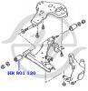 HANSE HR801120 Сайлентблок переднего рычага