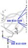 HANSE HR810039 Втулка тяги стабилизатора